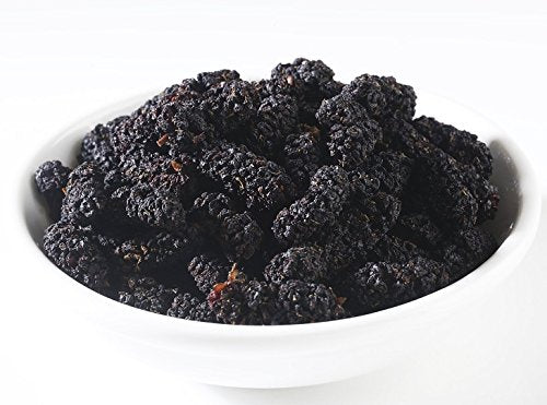 Organic Dried Black Mulberries, 4 lb